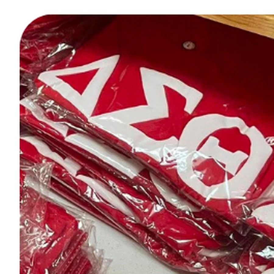 Classic red DST crewneck tee